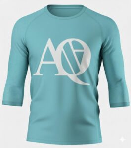Aq Mid Sleeve workout Tee